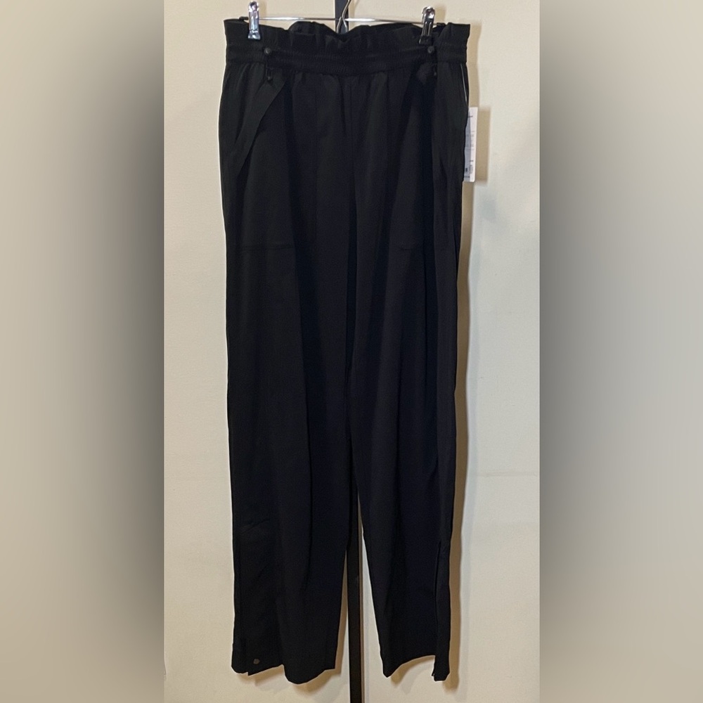 Athleta Women's Elegant Black Wide-Leg Pants - Picture 1 of 9